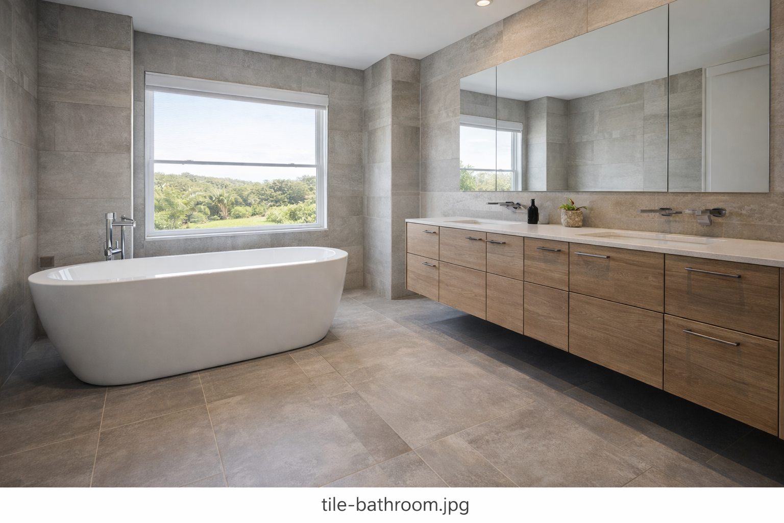 Bathroom tile installation by Golden Level